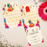 Plantable Beautiful Union Sliding Wedding Invitation Card